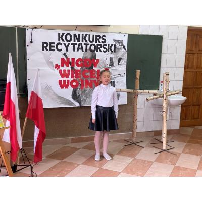 Konkurs recytatorski „Nigdy więcej wojny”